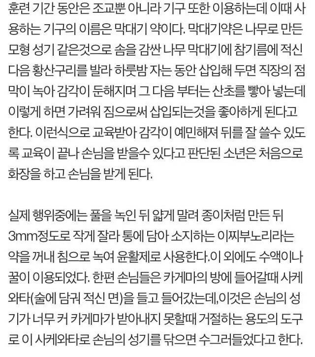 포텐에 올라온 일본 남색문화 훈련법