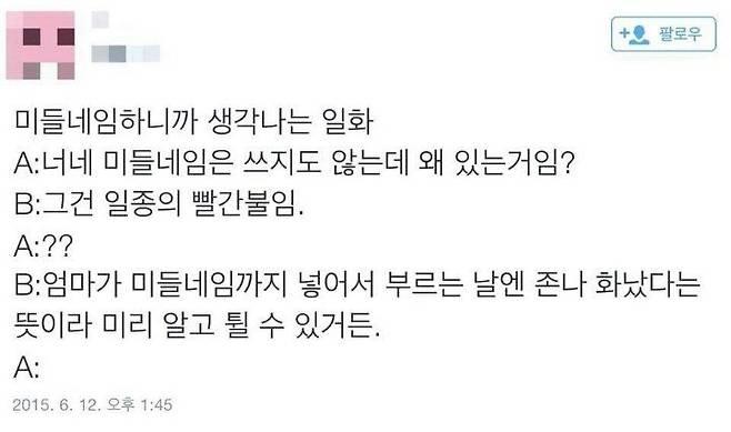 서양 이름에 미들네임이 존재하는 이유