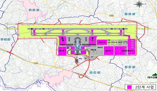 제주 제2공항 개요도 (국토교통부 제공)