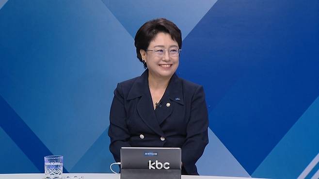 ▲ 4일 KBC '여의도초대석'에 출연한 김선민 조국혁신당 수석최고위원 