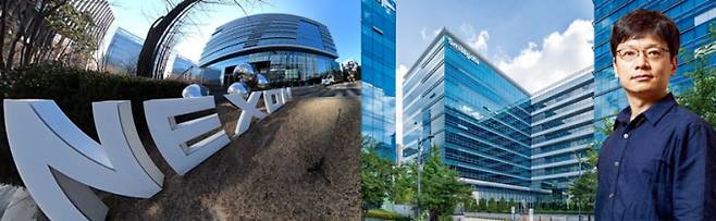 판교에 위치한 넥슨 사옥(왼쪽)과 권혁빈 스마일게이트 창업주. /사진=스마일게이트, 뉴스1.