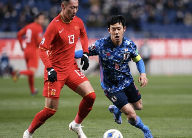 일본과 중국이 5일 사이타마스타디움에서 2026 북중미월드컵 3차예선 1차전에서 맞붙는다. 일본 축구협회 홈페이지