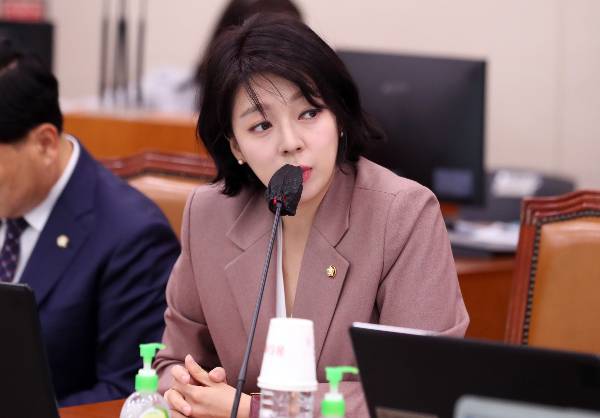 검찰이 배현진 국민의힘 의원을 성적으로 모욕하고 스토킹한 50대 남성에 대한 1심 판결이 가볍다며 항소했다. 사진은 지난해 10월 서울 여의도 국회에서 열린 국정감사에서 질의하는 배 의원의 모습. /사진=뉴시스