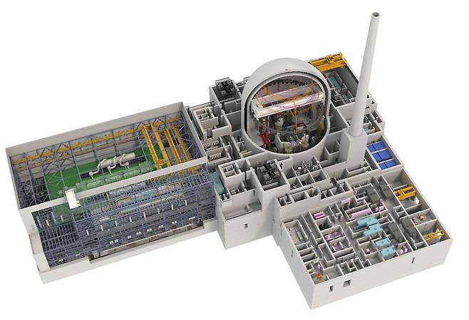 APR1000 조감도.[한국수자력원자력 제공]