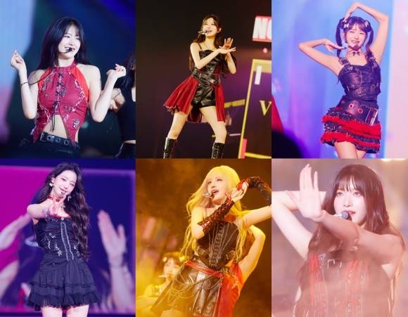 무대에서 열창하는 아이브. 스타쉽엔터테인먼트 제공