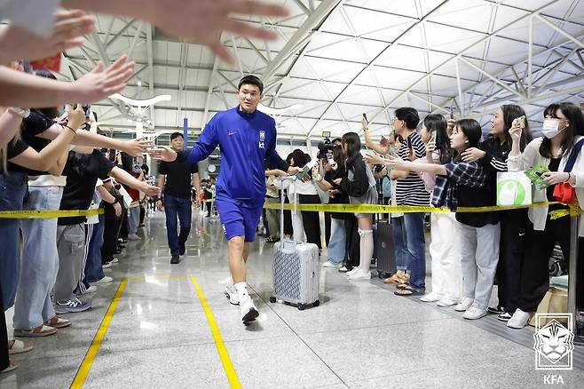 김민재. /사진=대한축구협회(KFA) 제공