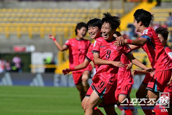 보고타 엘 테쵸 스타디움/ 2024 FIFA U-20여자월드컵 콜롬비아/ U-20여자대표팀/ 조별리그 3차전/ 한국 vs 독일/ 사진 홍석균