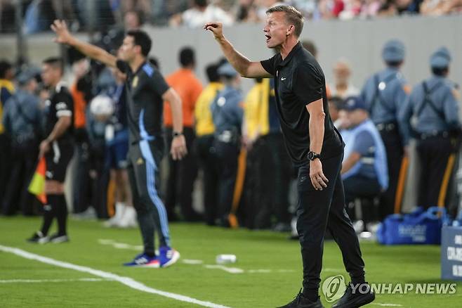 제시 마쉬 캐나다 축구대표팀 감독 [AP=연합뉴스 자료사진. 재판매 및 DB금지]