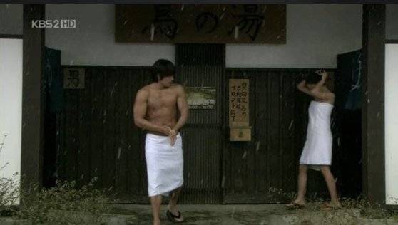 드라마 '아이리스'에 등장한 쓰루노유. 사진 드라마 화면 캡처