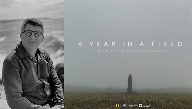 크리스토퍼 모리스 감독(왼쪽), <들판에서의 일 년>(오른쪽). 자연의권리찾기 제공