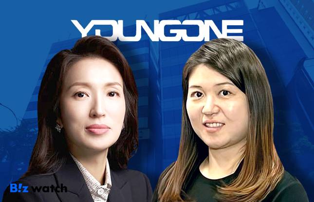 성기학 영원무역그룹 창업주 차녀 성래은 부회장(왼쪽). 3녀 성가은 영원아웃도어 부사장.