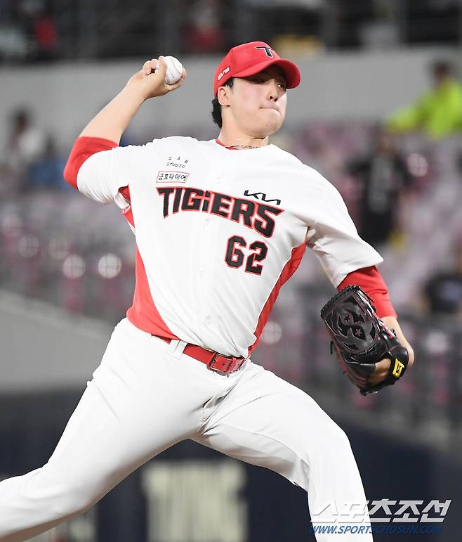 3일 광주 기아 챔피언스필드에서 열린 LG-KIA전. 9회초 정해영이 투구하고 있다. 광주=정재근 기자 cjg@sportschosun.com/2024.9.3/