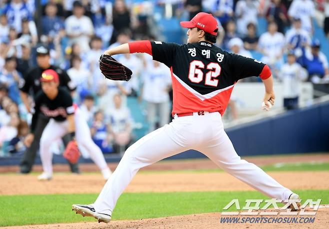 1일 대구 삼성라이온즈파크에서 열린 삼성 라이온즈와 KIA 타이거즈의 경기. KIA 정해영이 역투하고 있다. 대구=박재만 기자 pjm@sportschosun.com/2024.09.01/