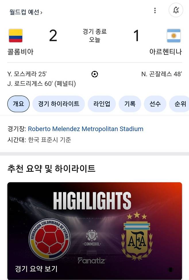 아르헨티나 축구 근황