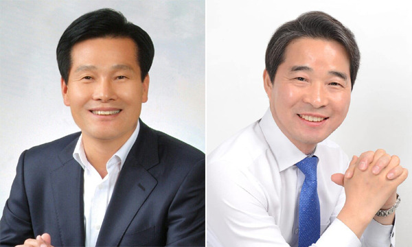 주철현(왼쪽), 송순호