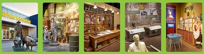 미국 미네소타주 스팸박물관의 전시물들./Hormel Foods. SPAM®