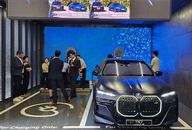 BMW 차징 허브 라운지 [사진촬영=최기성 매경닷컴 기자]