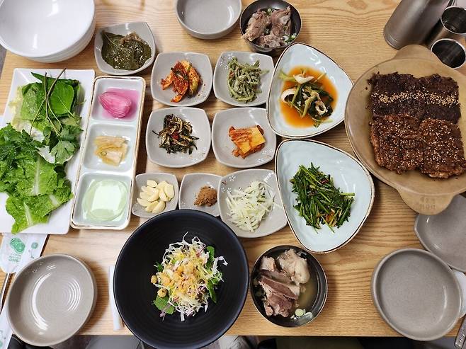 광주광역시 광산구 ‘새송정떡갈비’의 떡갈비.