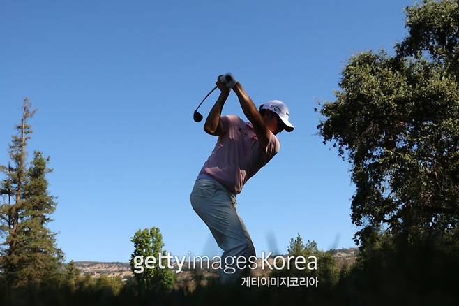 배상문이 15일 실버라도 리조트에서 열린 프로코어 챔피언십 2024 3라운드 중 샷을 시도하고 있다. 사진=게티이미지