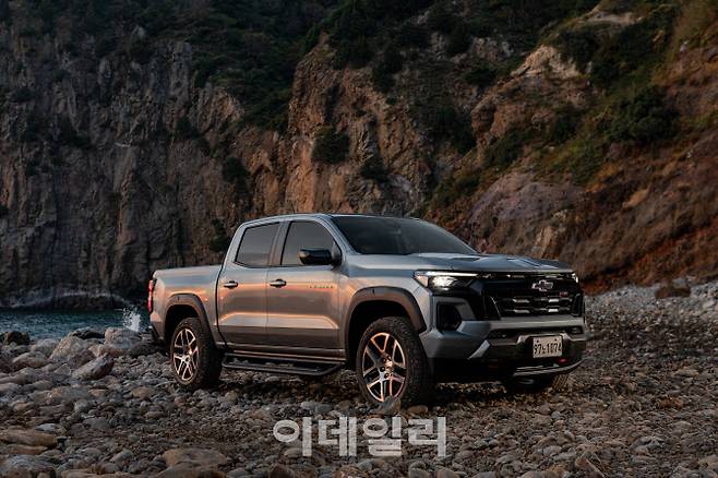 아메리칸 정통 픽업트럭으로 불리는 쉐보레 ‘올 뉴 콜로라도’.(사진=GM한국사업장)