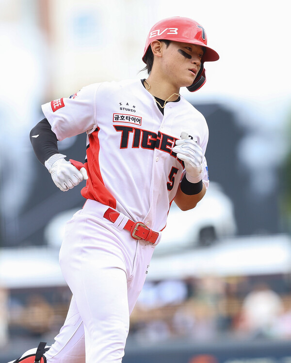 KBO 리그 6월 월간 최우수선수(MVP) 후보에 오른 KIA 타이거즈 타자 김도영. 사진┃KIA 타이거즈