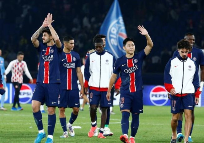 사진=파리 생제르맹/파리 생제르맹(PSG)은 오전 4시(한국시간) 프랑스 파리에 위치한 파르크 데 프랭스에서 열린 2024-25시즌 유럽축구연맹(UEFA) 챔피언스리그(UCL) 리그 페이즈 1차전에서 지로나에 1-0으로 승리했다. 이강인은 교체 출전해 27분을 소화했고 패스 성공률 100%를 기록했다.