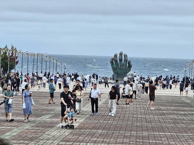 추석 연휴 기간 호미곶 해맞이 광장. 포항시 제공