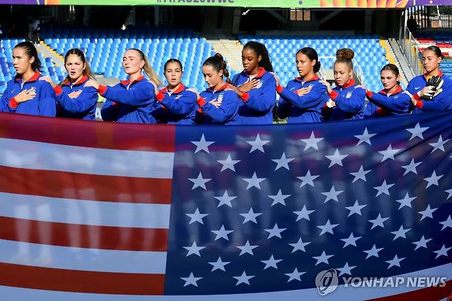 미국 여자 U-20 대표팀 선수들 [AFP=연합뉴스]