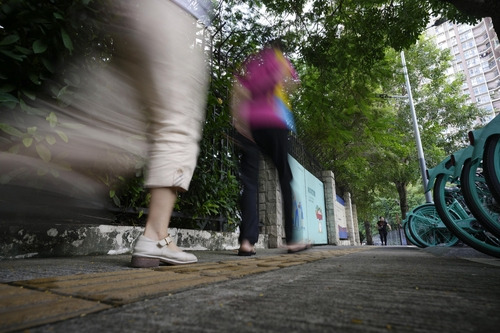 일본인학교 초등생이 괴한의 습격을 받은 사건 현장 주변 [교도=연합뉴스]