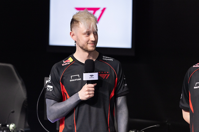 T1.EA '레클레스' 마르틴 라르손(사진=한국e스포츠협회)