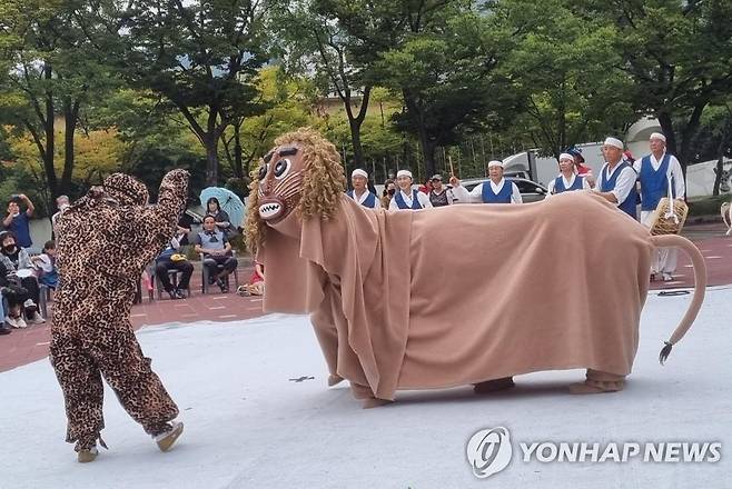 김해오광대 공연 [김해시 제공. 재판매 및 DB 금지]