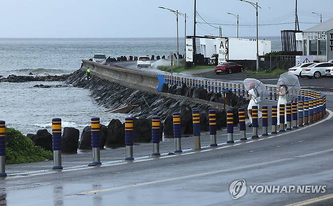 비 내리는 제주 [연합뉴스 자료사진]