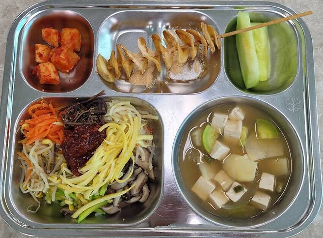흑백요리사 급식대가님 실제 급식판 사진