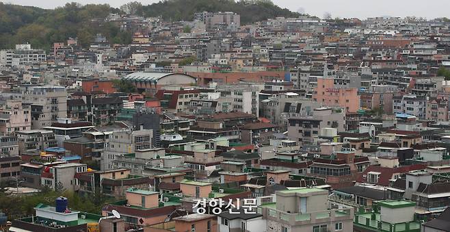 서울 강서구 빌라 밀집 지역의 모습. 한수빈 기자