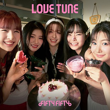 The cover for Fifty Fifty's album ″Love Tune″ [ATTRAKT]