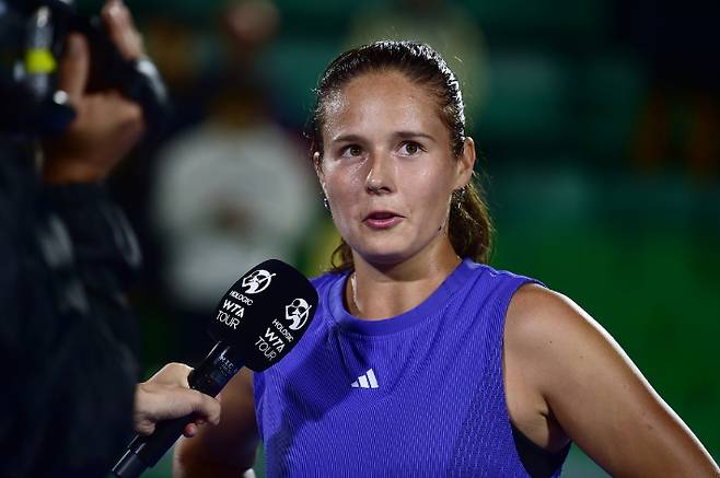 여자프로테니스(WTA) 투어 2024 하나은행 코리아오픈 단식 결승에 오른 카사트키나. 코리아 오픈 조직위원회