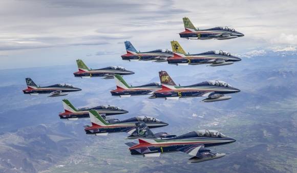 1982년부터 운용중인 MB.339. 출처 이탈리아 공군