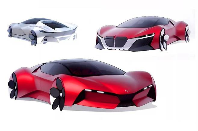 BMW M9 렌더링 이미지