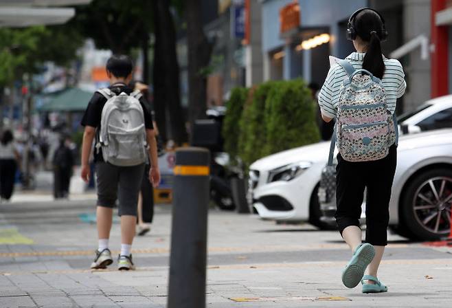 25일 오후 서울 대치동 학원가 모습. 사진은 기사 내용과 직접 관련이 없음. (사진=뉴시스)