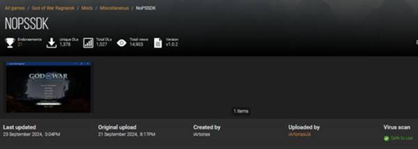 - PSN 연동을 우회하게 만드는 NoPSSDK 모드 