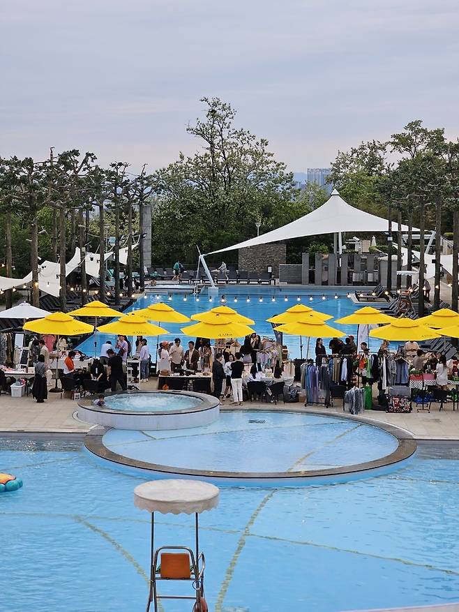 반얀트리 오아시스 선셋 와인 마켓. 최현태 기자