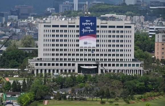 용산 대통령실 전경. 2024.5.8 안주영 전문기자