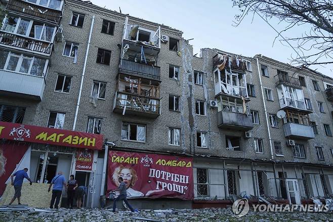 우크라이나 도네츠크주 크라마토르스크 [AP 연합뉴스. 재판매 및 DB 금지]