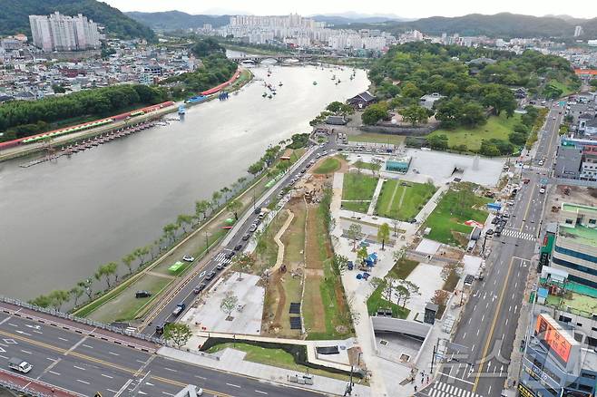 진주대첩 역사공원 전경(진주시 제공).