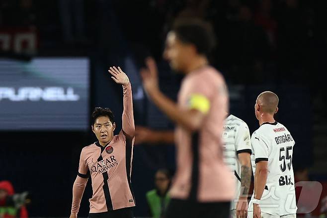 파리 생제르맹(PSG)의 이강인. ⓒ AFP=뉴스1