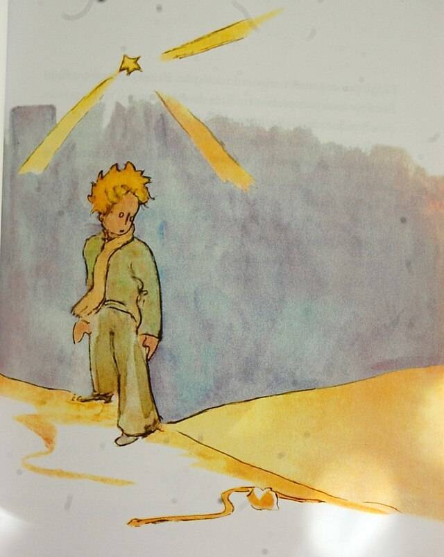 “사막이 아름다운 건 어딘가에 오아시스를 품고 있어서야.” 사막의 ‘어린왕자’. 앙투안 생텍쥐페리가 직접 그린 그림이다.