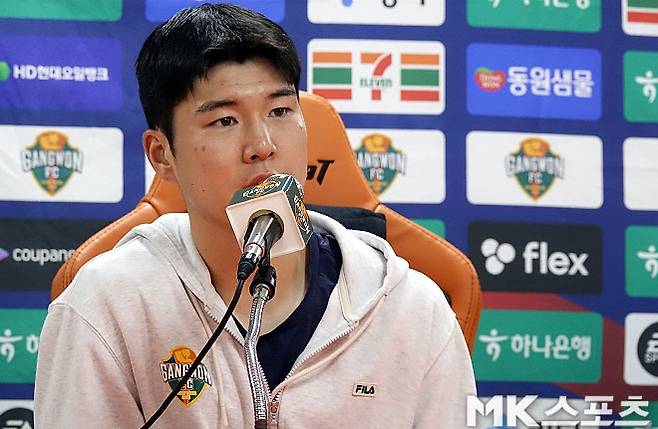 강원 FC 황문기. 사진=이근승 기자