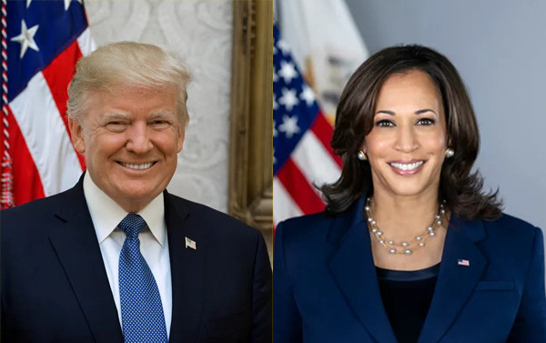 ▲ 도널드 트럼프(Donald Trump) 미국 전 대통령(왼쪽 사진)과 카멀라 해리스(Kamala Harris) 부통령. 사진=나무위키