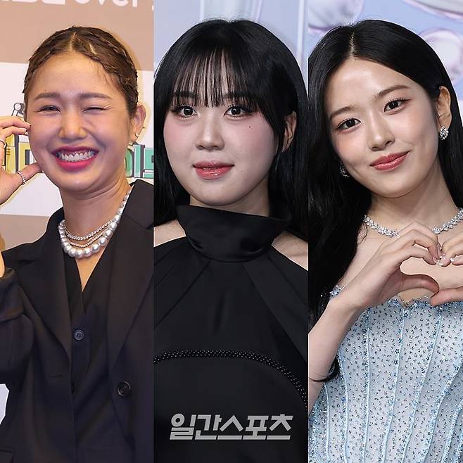 오마이걸 미미, 이영지, 아이브 안유진. (사진=IS포토)
