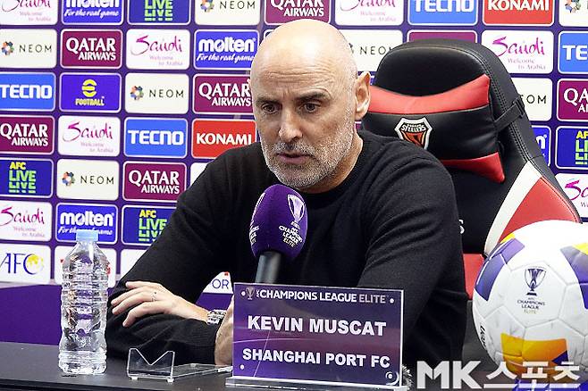 상하이 하이강 케빈 머스캣 감독. 사진=이근승 기자